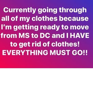 CLOSET CLEAR OUT!!!!!!